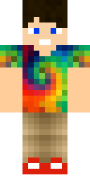 Tie Dye Summer Minecraft skin