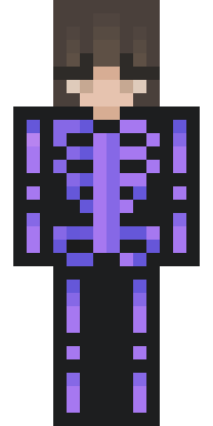 Neon Bone Rattler Minecraft skin