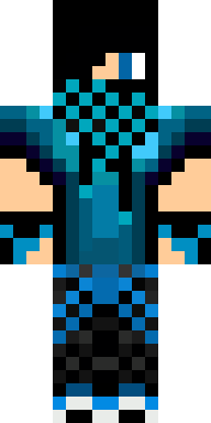 Cyan Checker Racer Minecraft skin