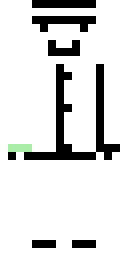White Robe Wanderer Minecraft skin