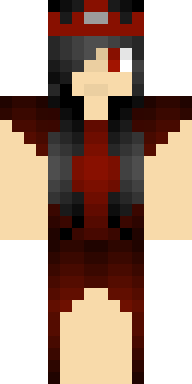 Crimson Silk Empress Minecraft skin