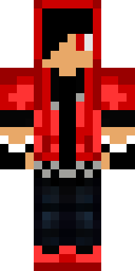 Crimson Hood Runner Minecraft skin