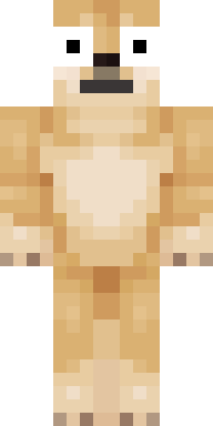 Golden Retriever Pup Minecraft skin