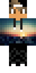 Sunset Beach Dreamer Minecraft skin