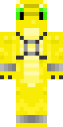 Golden Storm Fox Minecraft skin