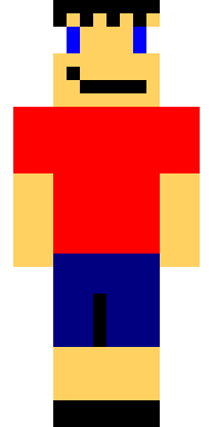 Bold Red Tee Boy Minecraft skin