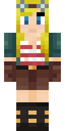 Summer Blonde Minecraft skin