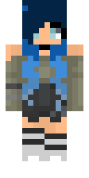Ocean Waves Girl Minecraft skin