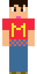 Retro M Tee Minecraft skin