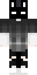 Bunny Hood Noir Minecraft skin