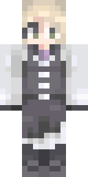 Gray Vest Gent Minecraft skin
