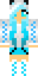 Frost Checker Girl Minecraft skin