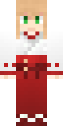 Shrine Maiden Blonde Minecraft skin