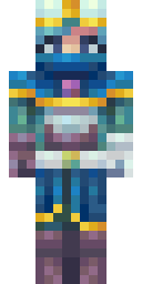 Azure Vision Knight Minecraft skin