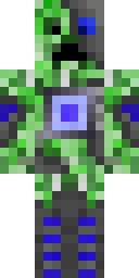 Cyber Creeper Minecraft skin