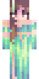 Meadow Dress Girl Minecraft skin