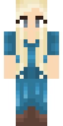 Ice Queen Gown Minecraft skin