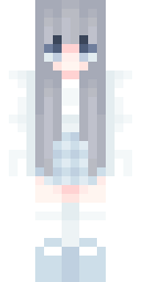 Silver Mist Girl Minecraft skin