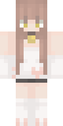Cream Angel Girl Minecraft skin