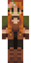 Autumn Leaf Girl Minecraft skin
