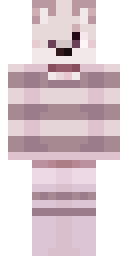 Striped Bunny Minecraft skin
