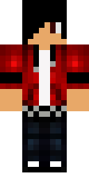 Red Varsity Boy Minecraft skin