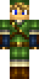 Forest Hero Blond Minecraft skin