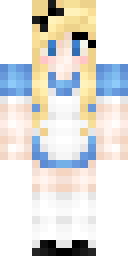 Wonderland Blue Minecraft skin