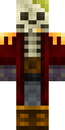 Skull Pirate King Minecraft skin