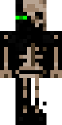 Rib Cage Shadow Minecraft skin