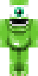 One Eye Green Minecraft skin