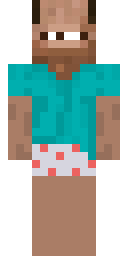 Vacation Beard Minecraft skin