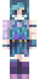Nebula Jacket Girl Minecraft skin