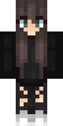 Brunette Crop Girl Minecraft skin