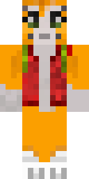 Ginger Cat Suit Minecraft skin