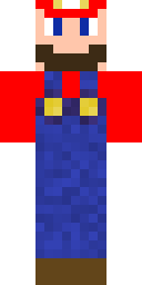 Red Plumber Bro Minecraft skin