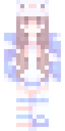 Bunny Ear Pastel Minecraft skin