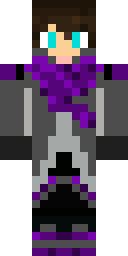 Violet Scarf Boy Minecraft skin