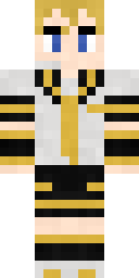 Yellow Idol Bow Minecraft skin