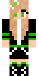 Neon Check Girl Minecraft skin