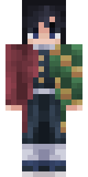 Emerald Haori Boy Minecraft skin
