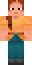 Orange Tee Ginger Minecraft skin