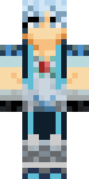 Ice Suspenders Boy Minecraft skin