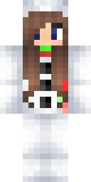 Panda Tee Girl Minecraft skin