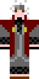 Silver Devil Coat Minecraft skin