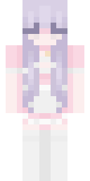 Lilac Gown Minecraft skin