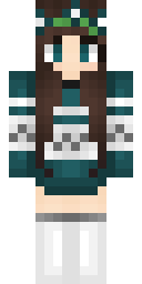 Pine Beanie Girl Minecraft skin