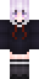 Lavender Shadow Girl Minecraft skin