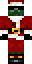 Santa Creeper Minecraft skin