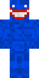 Grin Shark Blue Minecraft skin